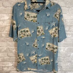 Batik Bay Hawaiian Button Down Shirt